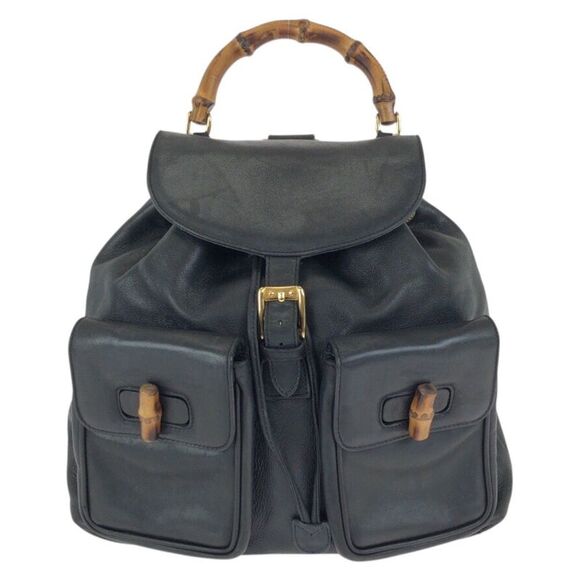 Gucci Handbags - Gucci Bamboo Backpack